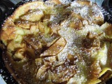Puffed Apple Custard Pancake